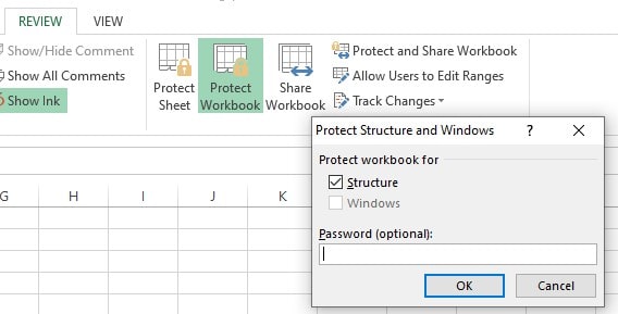 Proteksi Workbook Excel