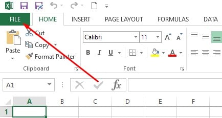 untuk merubah satuan ukuran di dalam Excel